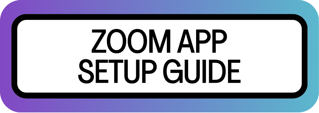zoom app setup guide